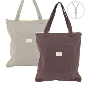 BOLSA ALGODON CREMALLERA LUCINE SURTIDAS