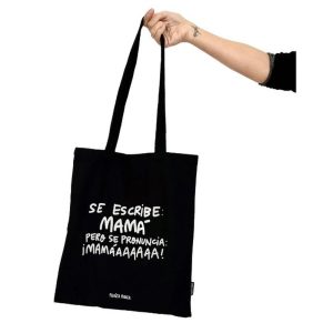BOLSA DE TELA SE ESCRIBE MAMA