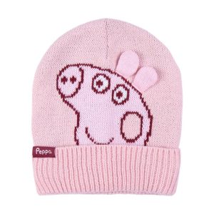 GORRO JACQUARD PEPPA PIG ROSA PASTEL 4-8 A?OS