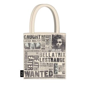 BOLSA DE TELA CON ASAS SHOPPING HARRY POTTER PERIODICO