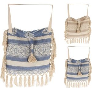 BOLSO BANDOLERA CON FLECOS 45X4