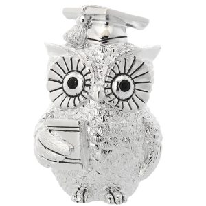 CUBILETE PORTALAPICES BUHO GRADUADO CON LIBRO