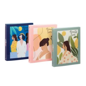 CARPETA 4 ANILLAS A4 35MM PP BEAUTY LINES SURTIDAS