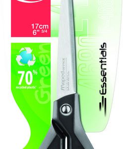 TIJERA OFICINA ESSENTIALS GREEN 17CM SIMETRICA TRY ME