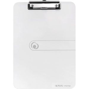 CARPETA CON PINZA HERLITH A4 TRANSPARENTE