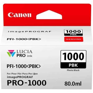 CARTUCHO PFI1000 PBK FOTO NEGRO PRO1000