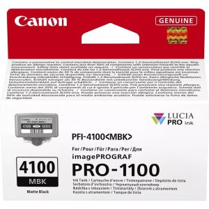 CARTUCHO CANON PFI-4100MBK NEGRO MATE