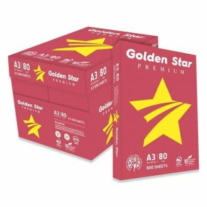 PAPEL A3 GOLDEN STAR 80G 500H