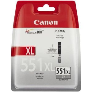 CARTUCHO TINTA CANON CLI-551 XL GY MG6350/ MG5450