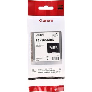 CARTUCHO CANON PFI-106MBK NEGRO MATE IPF6400SE IPF6300S IPF6