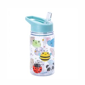 BOTELLA INFANTIL CON PAJITA KAWAII