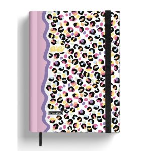 AGENDA SEMANAL A5 ESPIRAL BLANCA OCULTA 16 MESES WILD POP