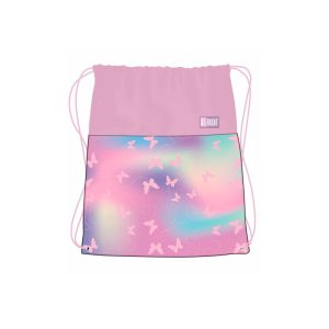 SACO DE CUERDAS 44X32 CM PINK BUTTERFLIES