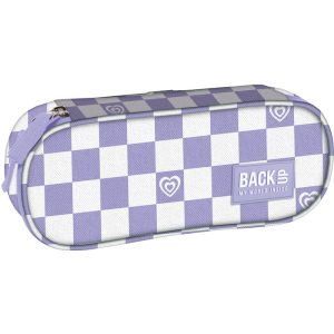 PORTATODO CON ORGANIZADOR CUADROS LILAS