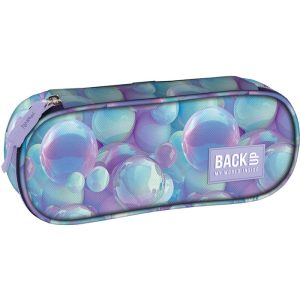 PORTATODO CON ORGANIZADOR BURBUJAS MORADAS