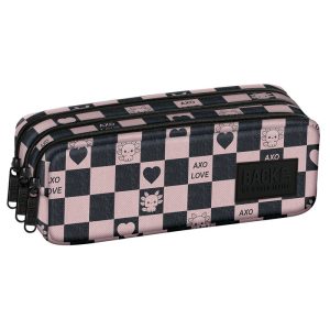 PORTATODO CON TRES CREMALLERAS AMOR DE AJOLOTE