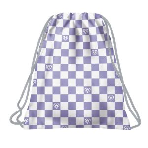 SACO DE CUERDAS CUADRADOS MORADOS