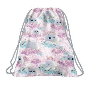 SACO DE CUERDAS GATOS CON PURPURINA