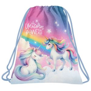 SACO DE CUERDAS UNICORNIO ARCOIRIS