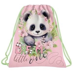 SACO DE CUERDAS OSO PANDA PINK