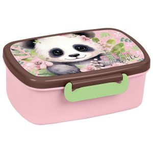 SANDWICHERA INFANTIL PLASTICO OSO PANDA PINK