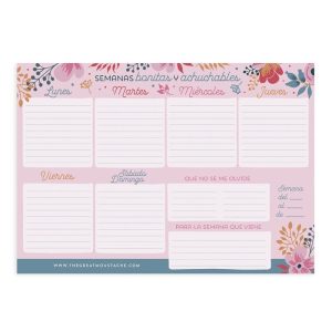 PLANIFICADOR - SEMANAS BONITAS Y ACHUCHABLES