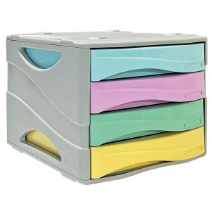 ARCHIVADOR 4 CAJONES SURTIDOS 28,9X38X25,4 CM ARDA