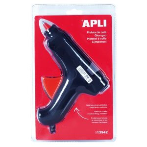 PISTOLA DE COLA 40W CON 2 BARRAS DE COLA 10 CM X 11 MM