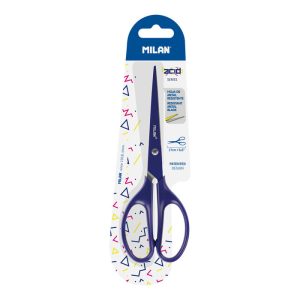 TIJERA MILAN OFICINA 17 CM ACID AZUL BLISTER