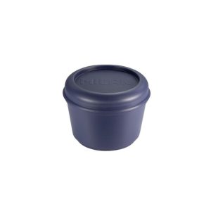 RECIPIENTE PARA ALIMENTOS HERMETICO REDONDO 0,25L TAPA AZUL