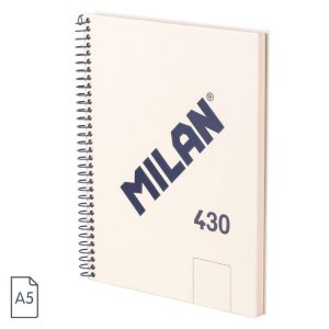 CUADERNO A5 LISO COLECCION 430 SINCE 1918 BEIGE