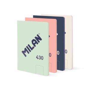 PACK 4 LIBRETAS A5 ENCOLADAS 48H LISO 95GR COLECC 430 1918