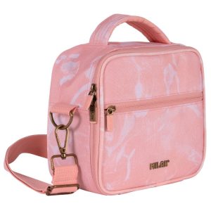 BOLSA ISOTERMICA 3,5 L CON 3 RECIPIENTES SERIE LAVA ROSA