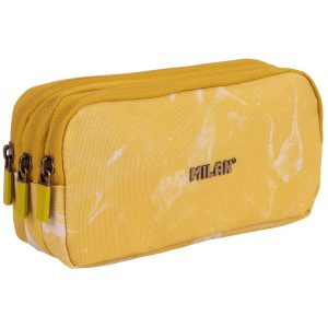ESTUCHE 3 CREMALLERAS SERIE LAVA AMARILLO