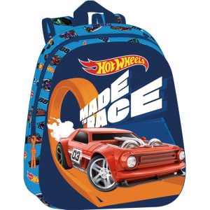 MOCHILA GUARDERIA 3D HOT WHEELS 33X27CM