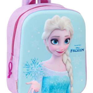 MOCHILA GUARDERIA 3D 27CM FROZEN