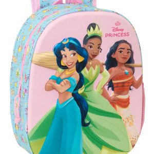 MOCHILA 3D GUARDERIA 33CM PRINCESAS DISNEY