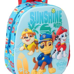 MOCHILA 3D GUARDERIA 33CM PAW PATROL