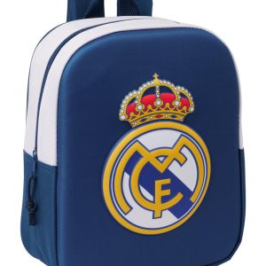MOCHILA GUARDERIA 3D 27CM REAL MADRID