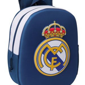 MOCHILA 3D GUARDERIA 33CM REAL MADRID