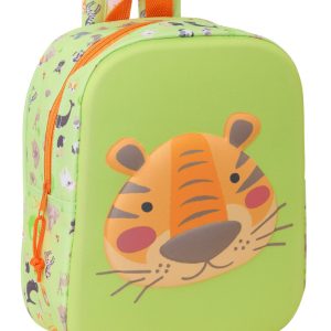 MOCHILA GUARDERIA 3D 27CM SAFTA TIGER
