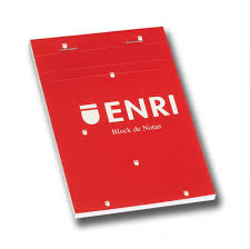 BLOC NOTAS A6 80H LISO ENRI