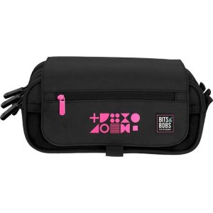 PORTATODO TRIPLE CON SOLAPAS BITS&BOBS 23 FLUOR FUCSIA