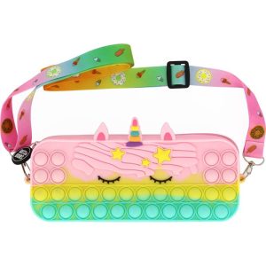 PORTATODO UNICORNIO MODELO 1 BUBBLES SILICONA BITS&BOBS