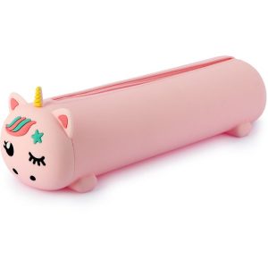 PORTATODO UNICORNIO ACOSTADO PETS SILICONA TELESCOPICO BITS