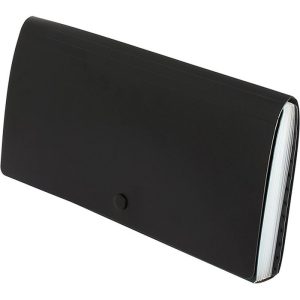 ARCHIVADOR FUELLE BRO PP 13 SEPARADORES RECIBO NEGRO