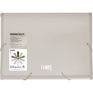 CARPETA ARCHIVADOR FUELLE GOMAS PP 13 SEPARADORES LIKE3 ARE