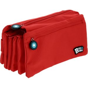 PORTATODO CUADRUPLE BITS&BOBS ROJO