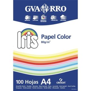 PAPEL IRIS P/100 A4 80GRS TURQUESA