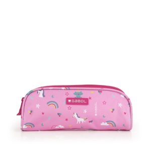 ESTUCHE DOBLE RAINBOW CON UNICORNIO WATERPROOF